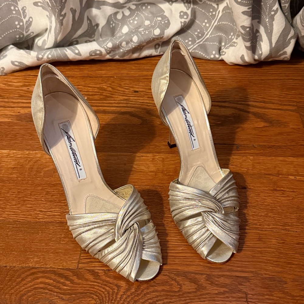 Brian Atwood Gold Heels